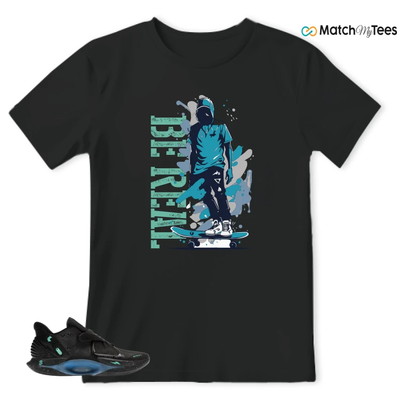 NIKE RTFKT CRYPTOKICKS IRL BLACKOUT SNEAKER Matching Tees t-shirt