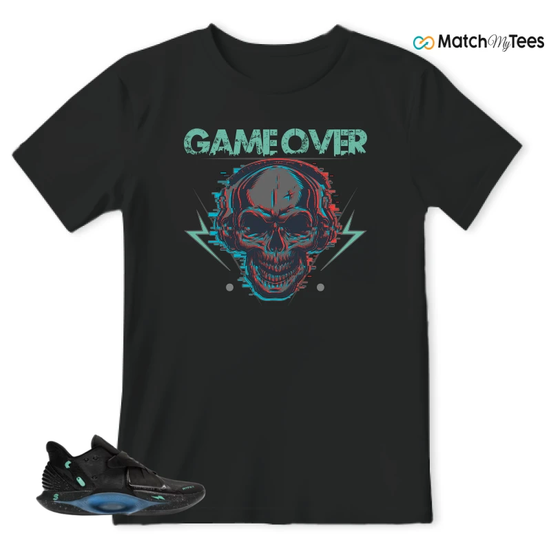 NIKE RTFKT CRYPTOKICKS IRL BLACKOUT SNEAKER Matching Tees t-shirt