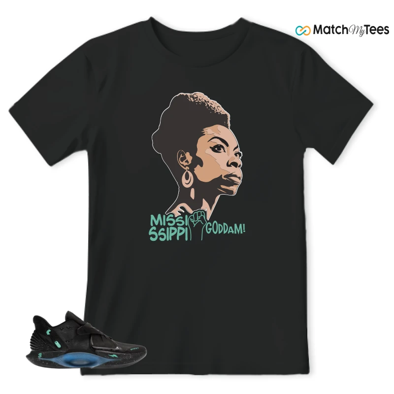 NIKE RTFKT CRYPTOKICKS IRL BLACKOUT SNEAKER Matching Tees t-shirt