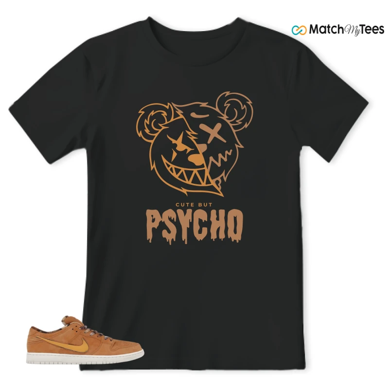 Psycho Teddy Black matching T-shirt T-shirt