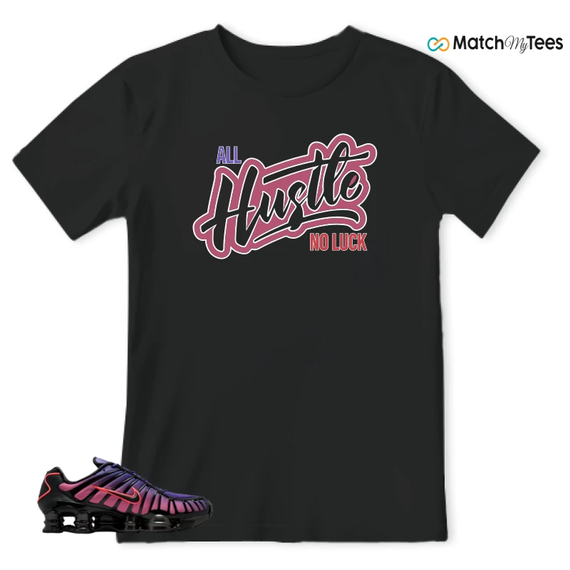 NIKE SHOX TL COURT PURPLE METALLIC BLACK SNEAKER Matching Tees t-shirt