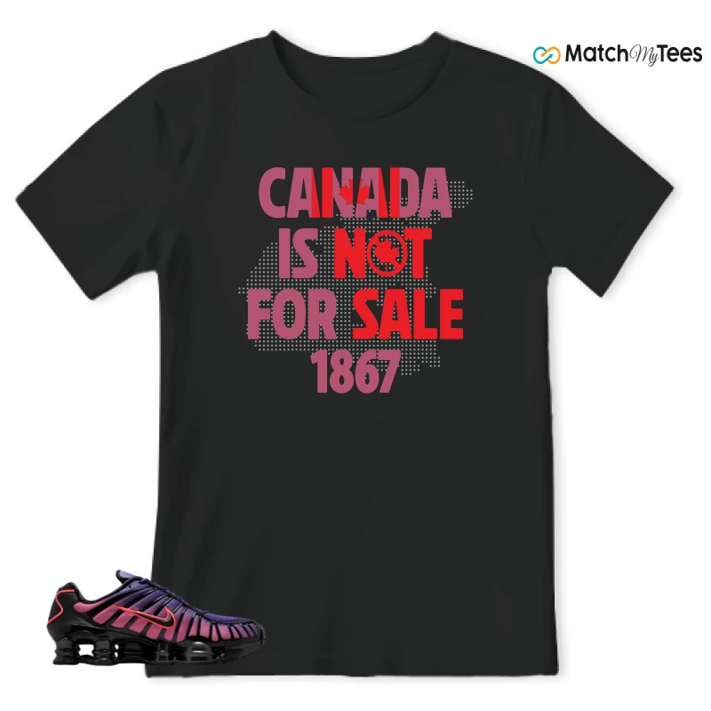 NIKE SHOX TL COURT PURPLE METALLIC BLACK SNEAKER Matching Tees t-shirt
