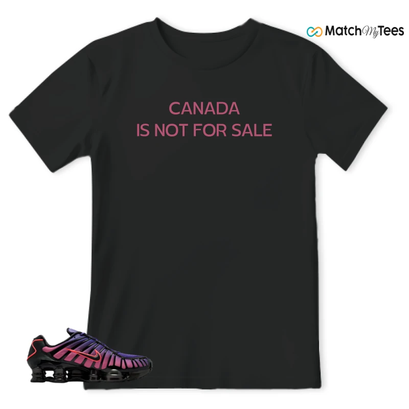 NIKE SHOX TL COURT PURPLE METALLIC BLACK SNEAKER Matching Tees t-shirt