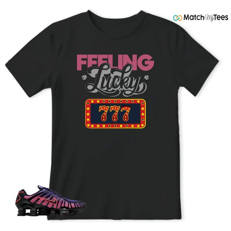NIKE SHOX TL COURT PURPLE METALLIC BLACK SNEAKER Matching Tees t-shirt