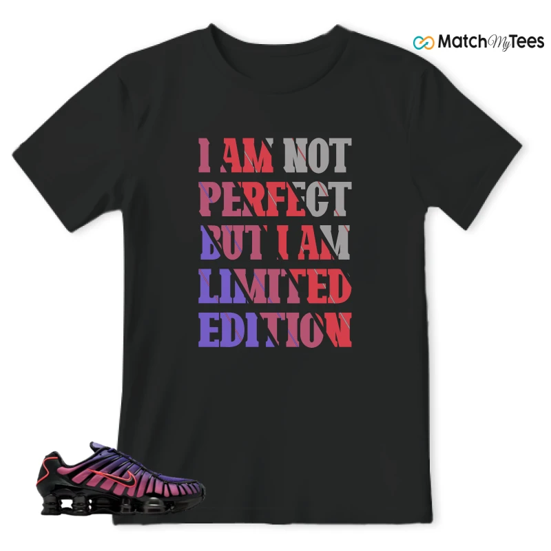 NIKE SHOX TL COURT PURPLE METALLIC BLACK SNEAKER Matching Tees t-shirt