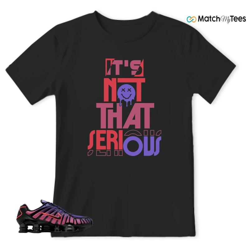 NIKE SHOX TL COURT PURPLE METALLIC BLACK SNEAKER Matching Tees t-shirt