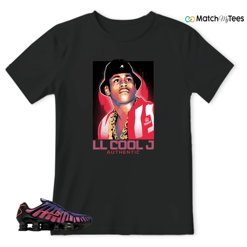 NIKE SHOX TL COURT PURPLE METALLIC BLACK SNEAKER Matching Tees t-shirt