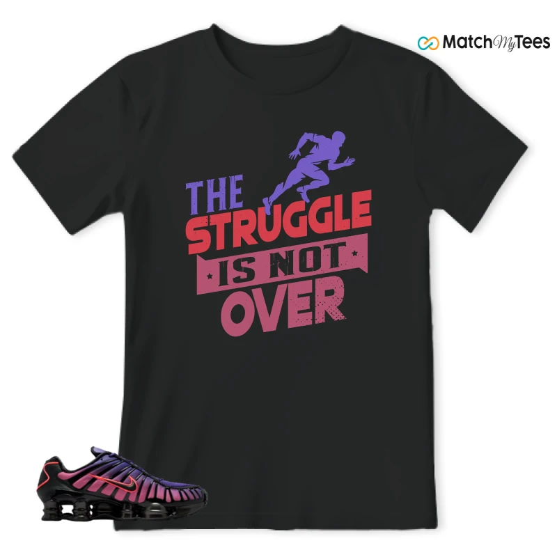 NIKE SHOX TL COURT PURPLE METALLIC BLACK SNEAKER Matching Tees t-shirt
