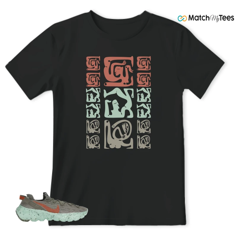 NIKE SPACE HIPPIE 04 GREEN GLOW SNEAKER Matching Tees t-shirt