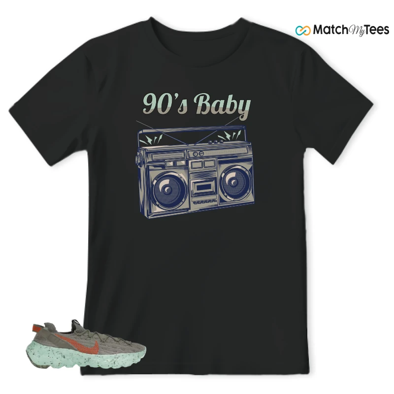 NIKE SPACE HIPPIE 04 GREEN GLOW SNEAKER Matching Tees t-shirt
