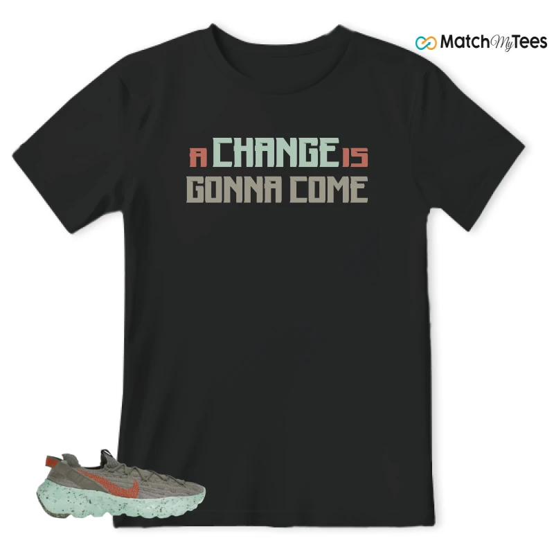 NIKE SPACE HIPPIE 04 GREEN GLOW SNEAKER Matching Tees t-shirt