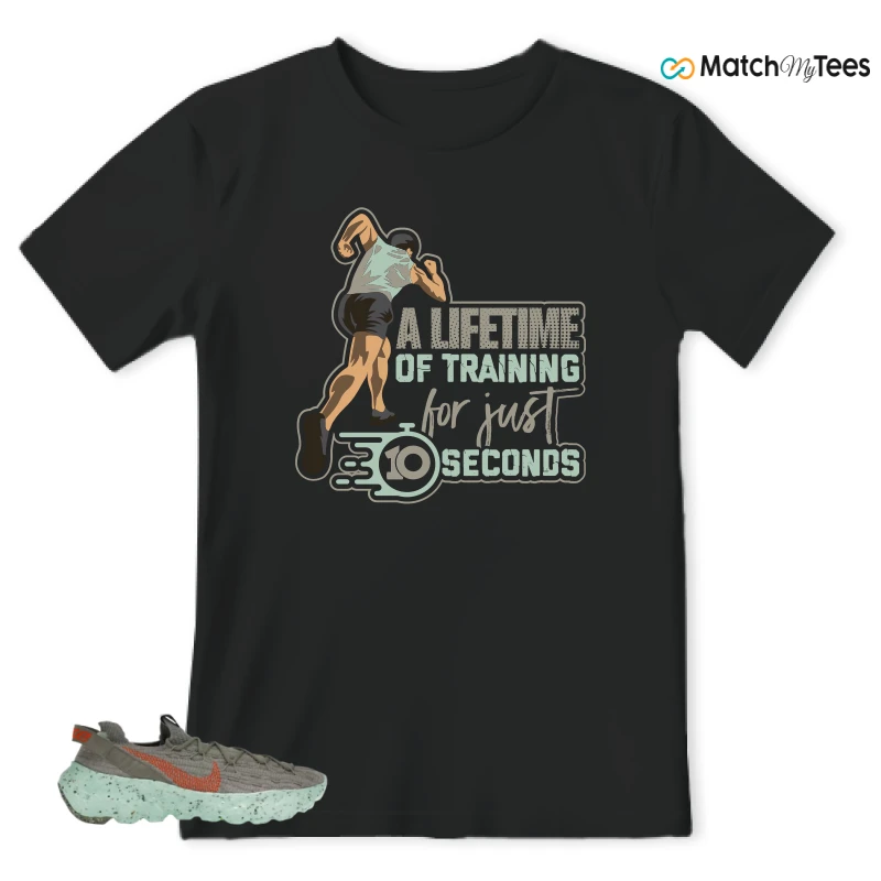 NIKE SPACE HIPPIE 04 GREEN GLOW SNEAKER Matching Tees t-shirt