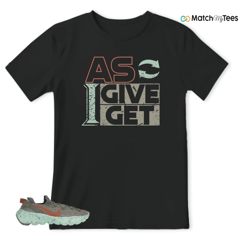 NIKE SPACE HIPPIE 04 GREEN GLOW SNEAKER Matching Tees t-shirt