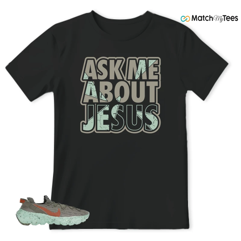 NIKE SPACE HIPPIE 04 GREEN GLOW SNEAKER Matching Tees t-shirt