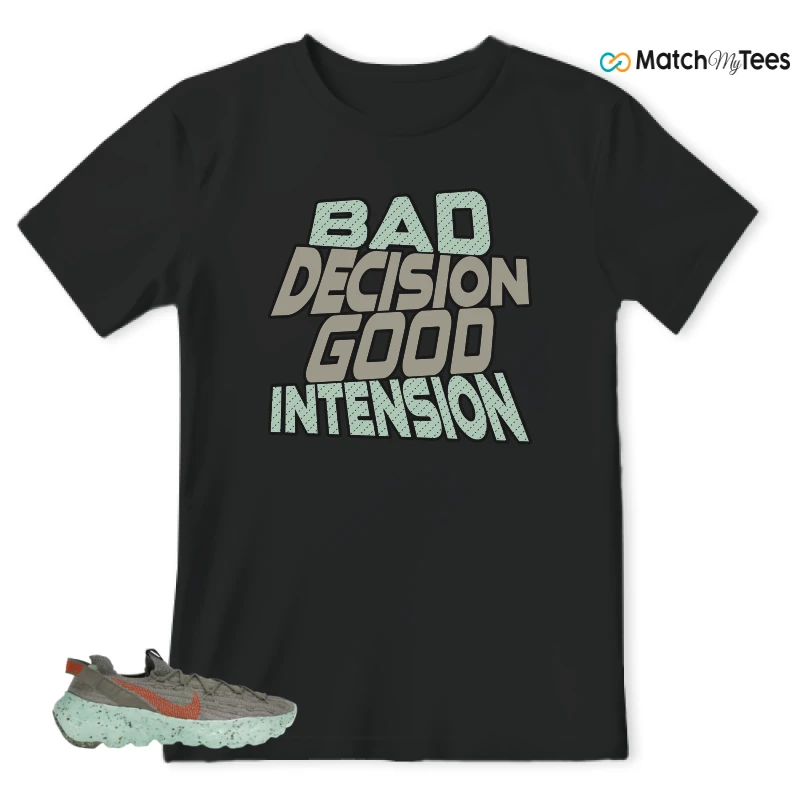 NIKE SPACE HIPPIE 04 GREEN GLOW SNEAKER Matching Tees t-shirt