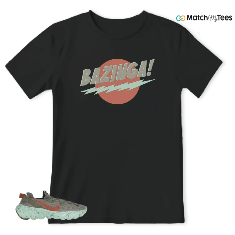 NIKE SPACE HIPPIE 04 GREEN GLOW SNEAKER Matching Tees t-shirt