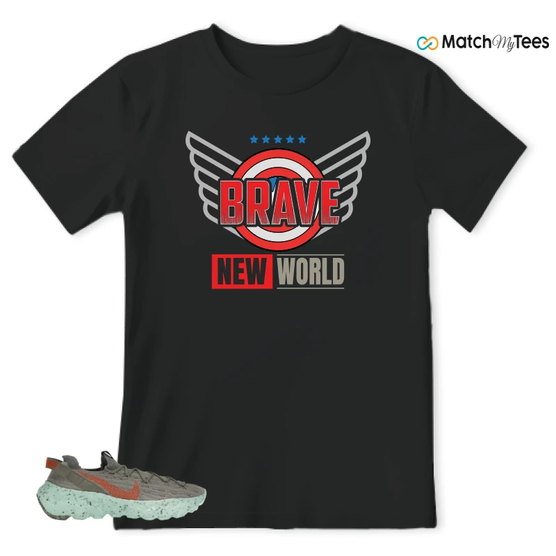 NIKE SPACE HIPPIE 04 GREEN GLOW SNEAKER Matching Tees t-shirt