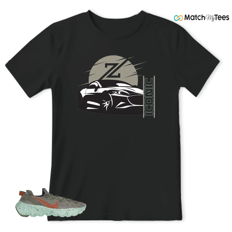 NIKE SPACE HIPPIE 04 GREEN GLOW SNEAKER Matching Tees t-shirt