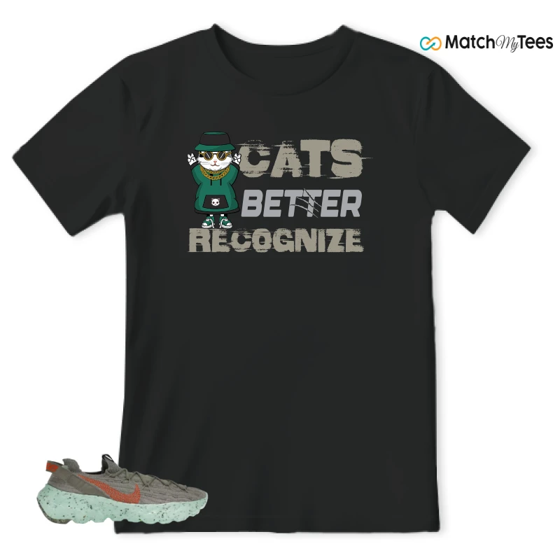 NIKE SPACE HIPPIE 04 GREEN GLOW SNEAKER Matching Tees t-shirt