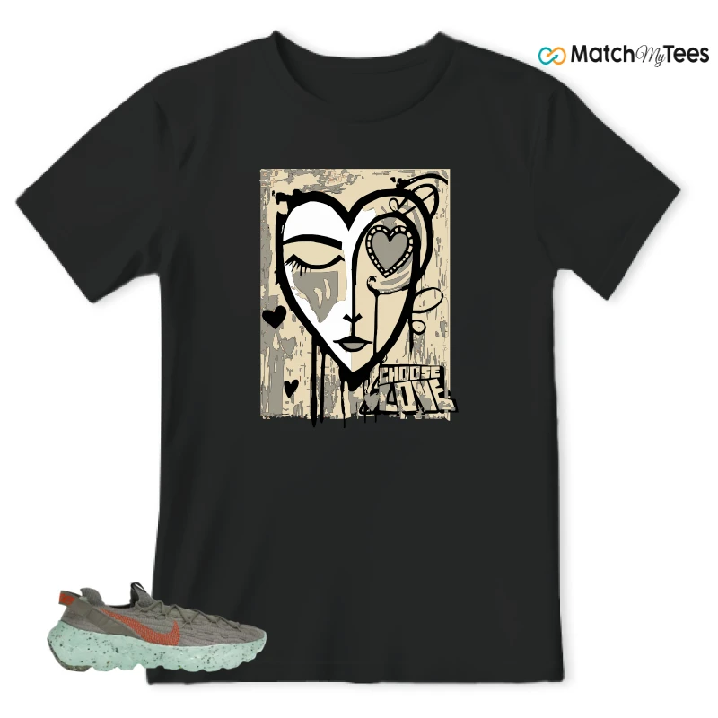 NIKE SPACE HIPPIE 04 GREEN GLOW SNEAKER Matching Tees t-shirt