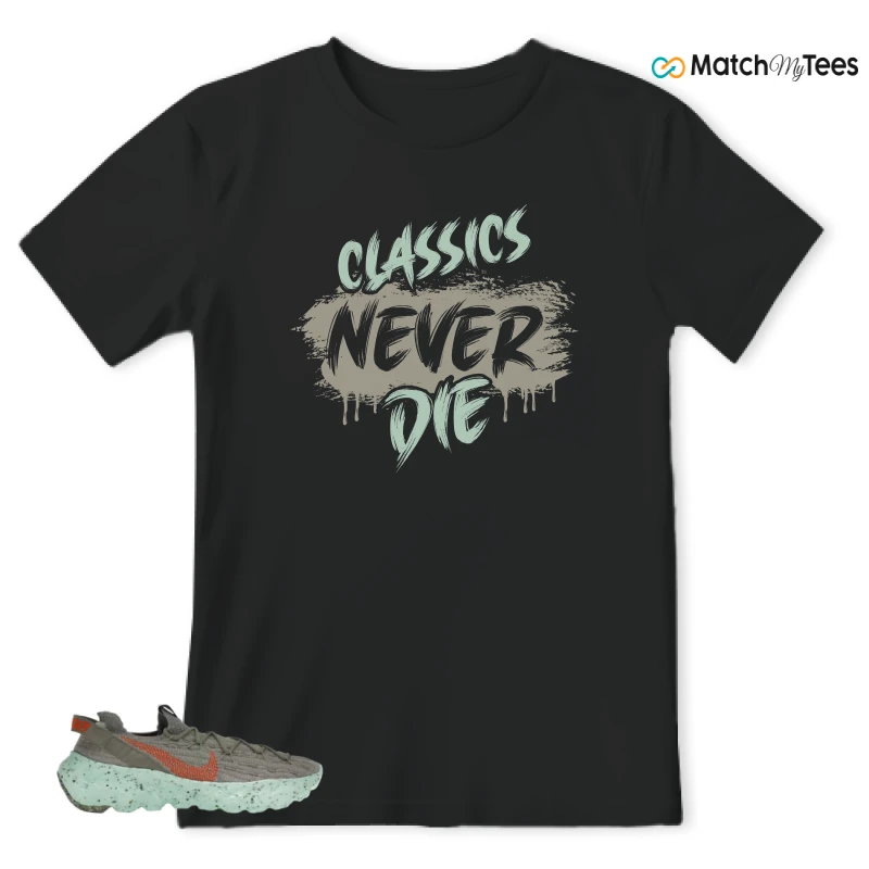 NIKE SPACE HIPPIE 04 GREEN GLOW SNEAKER Matching Tees t-shirt