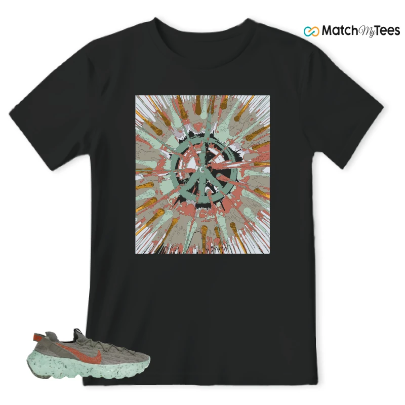 NIKE SPACE HIPPIE 04 GREEN GLOW SNEAKER Matching Tees t-shirt