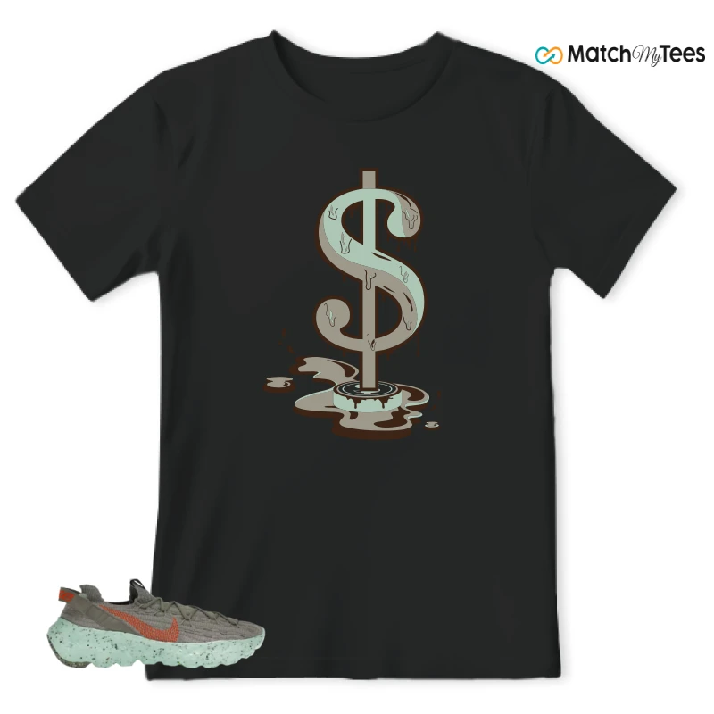 NIKE SPACE HIPPIE 04 GREEN GLOW SNEAKER Matching Tees t-shirt