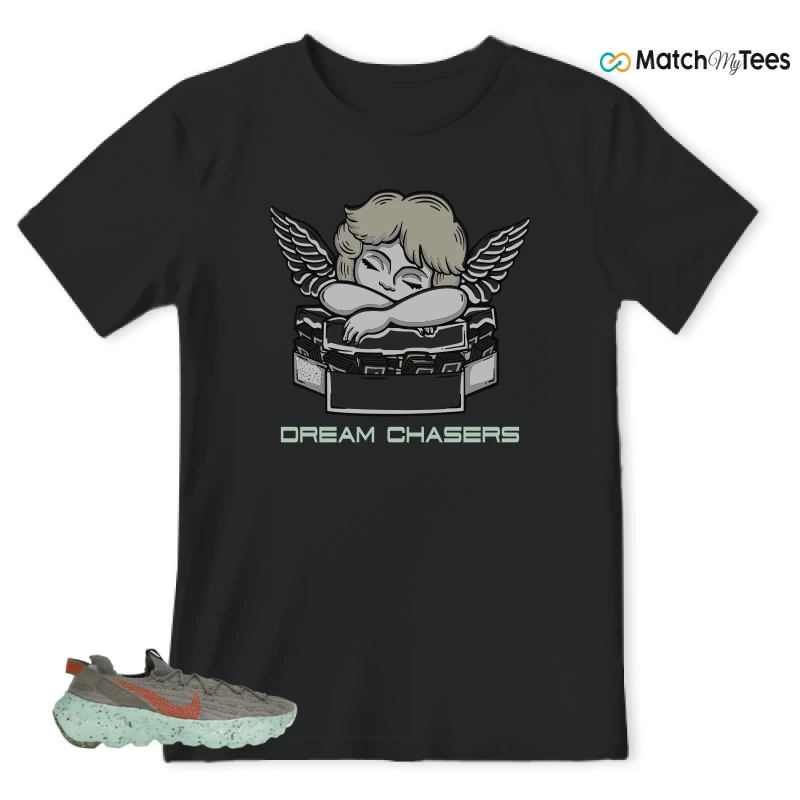 NIKE SPACE HIPPIE 04 GREEN GLOW SNEAKER Matching Tees t-shirt