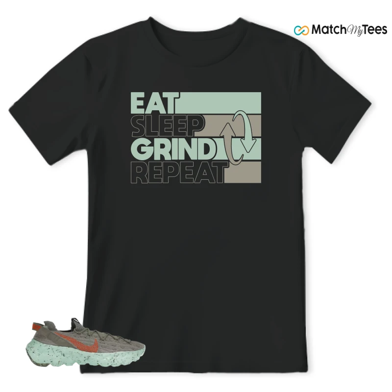 NIKE SPACE HIPPIE 04 GREEN GLOW SNEAKER Matching Tees t-shirt