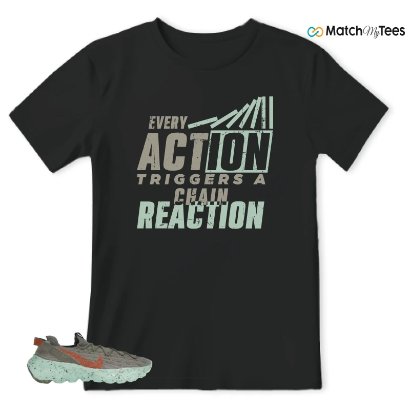 NIKE SPACE HIPPIE 04 GREEN GLOW SNEAKER Matching Tees t-shirt
