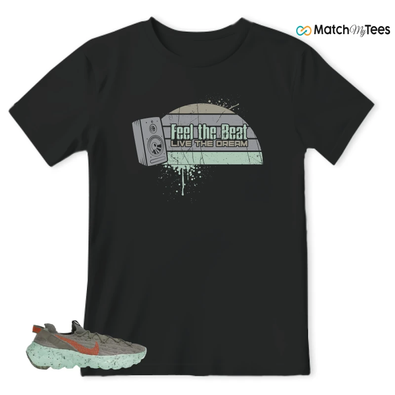 NIKE SPACE HIPPIE 04 GREEN GLOW SNEAKER Matching Tees t-shirt