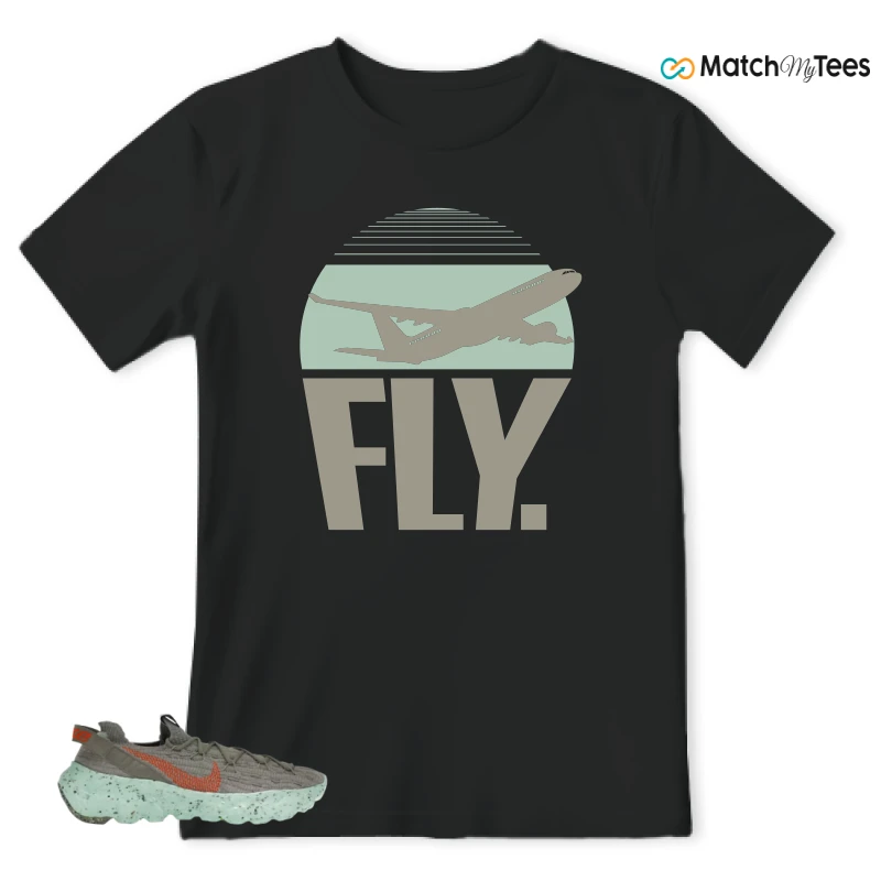 NIKE SPACE HIPPIE 04 GREEN GLOW SNEAKER Matching Tees t-shirt