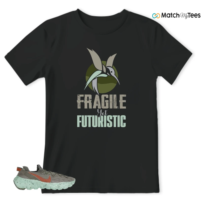NIKE SPACE HIPPIE 04 GREEN GLOW SNEAKER Matching Tees t-shirt