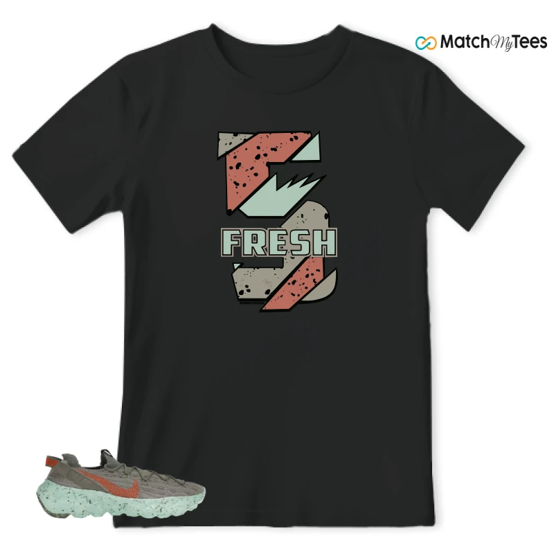 NIKE SPACE HIPPIE 04 GREEN GLOW SNEAKER Matching Tees t-shirt