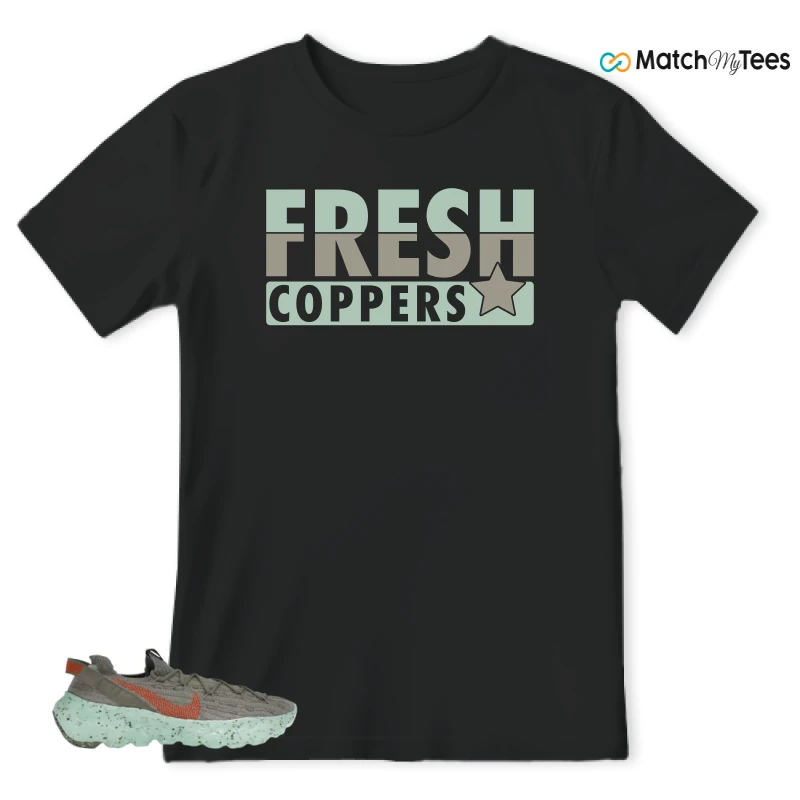 NIKE SPACE HIPPIE 04 GREEN GLOW SNEAKER Matching Tees t-shirt