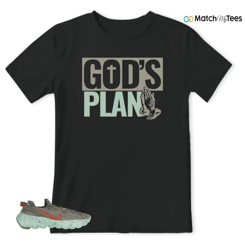 NIKE SPACE HIPPIE 04 GREEN GLOW SNEAKER/GREY/ORANGE/GREEN GLOW matching T-shirt