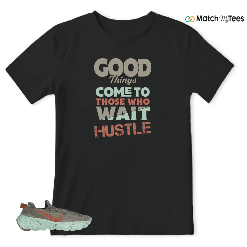 NIKE SPACE HIPPIE 04 GREEN GLOW SNEAKER Matching Tees t-shirt