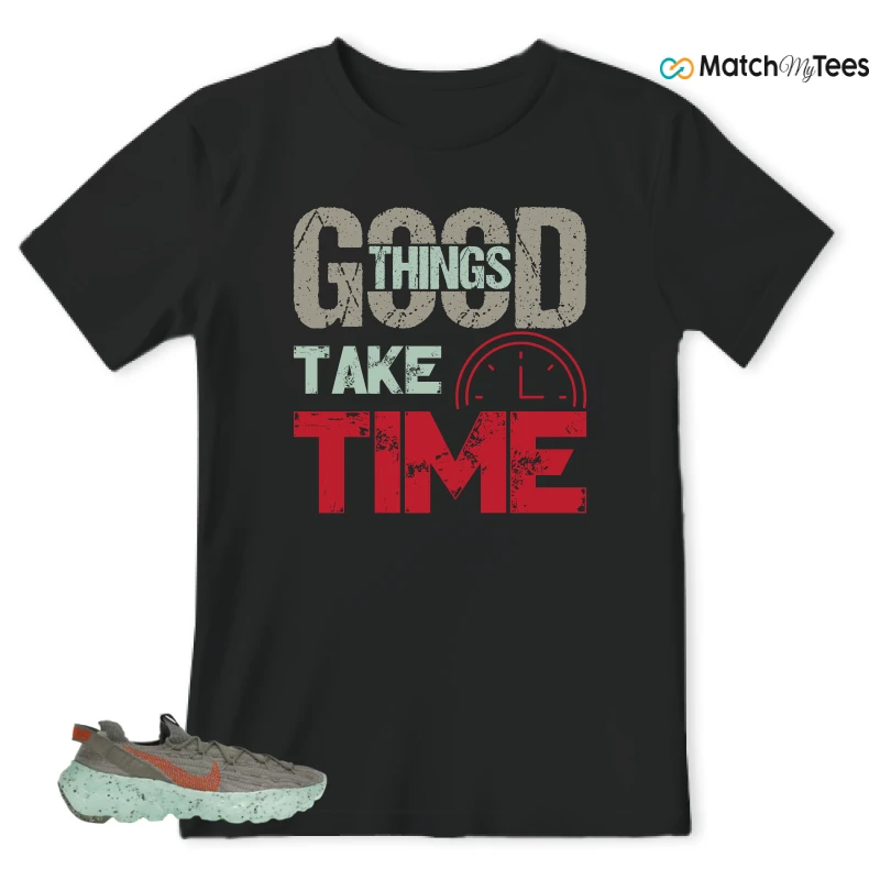 NIKE SPACE HIPPIE 04 GREEN GLOW SNEAKER Matching Tees t-shirt