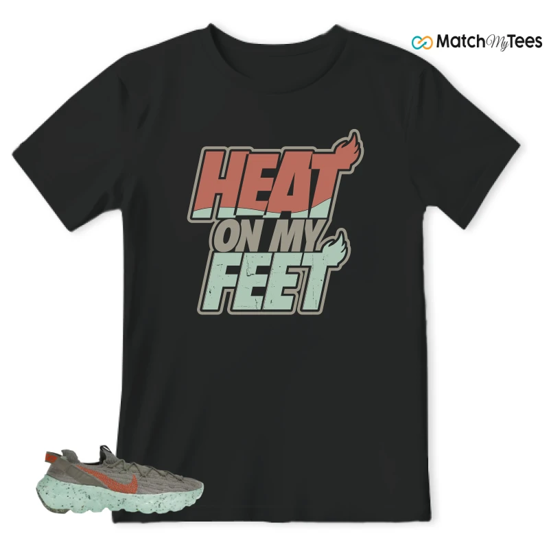 NIKE SPACE HIPPIE 04 GREEN GLOW SNEAKER Matching Tees t-shirt