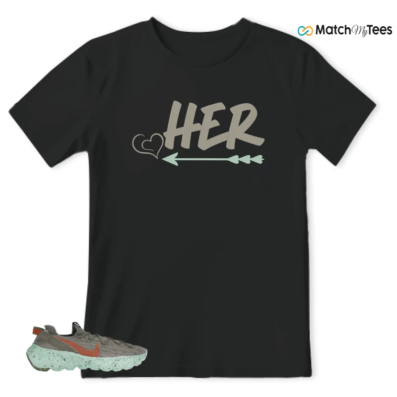 NIKE SPACE HIPPIE 04 GREEN GLOW SNEAKER Matching Tees t-shirt