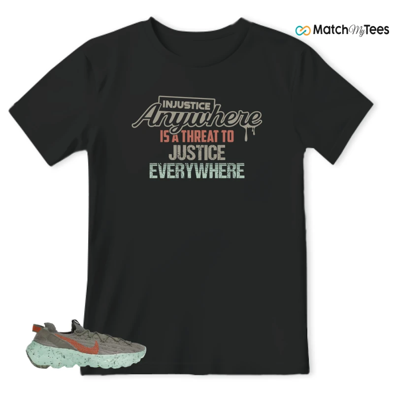 NIKE SPACE HIPPIE 04 GREEN GLOW SNEAKER Matching Tees t-shirt