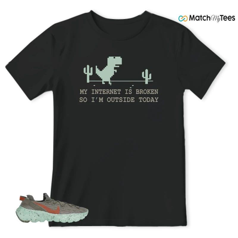 NIKE SPACE HIPPIE 04 GREEN GLOW SNEAKER Matching Tees t-shirt