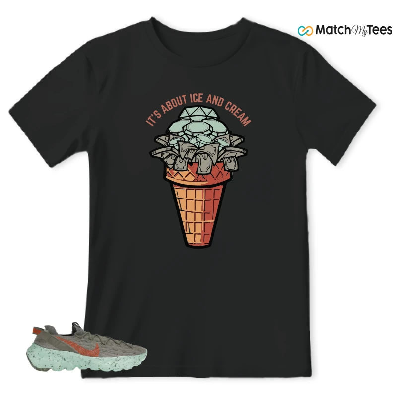 NIKE SPACE HIPPIE 04 GREEN GLOW SNEAKER Matching Tees t-shirt