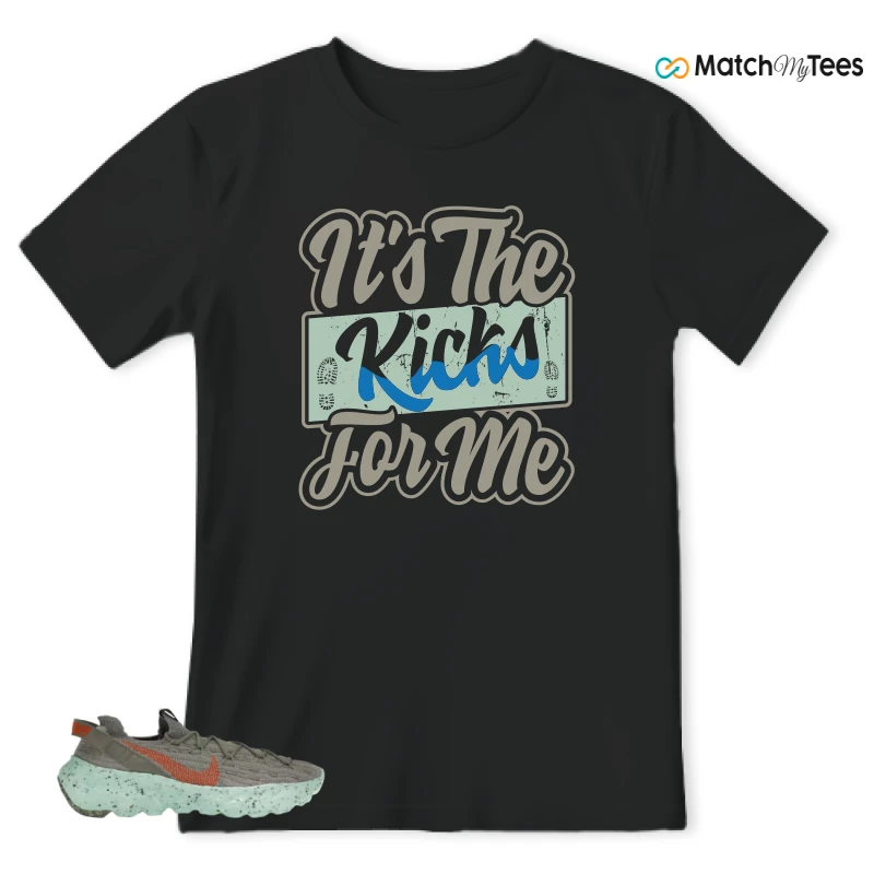 NIKE SPACE HIPPIE 04 GREEN GLOW SNEAKER Matching Tees t-shirt