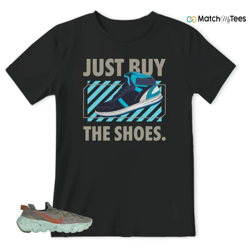 NIKE SPACE HIPPIE 04 GREEN GLOW SNEAKER Matching Tees t-shirt