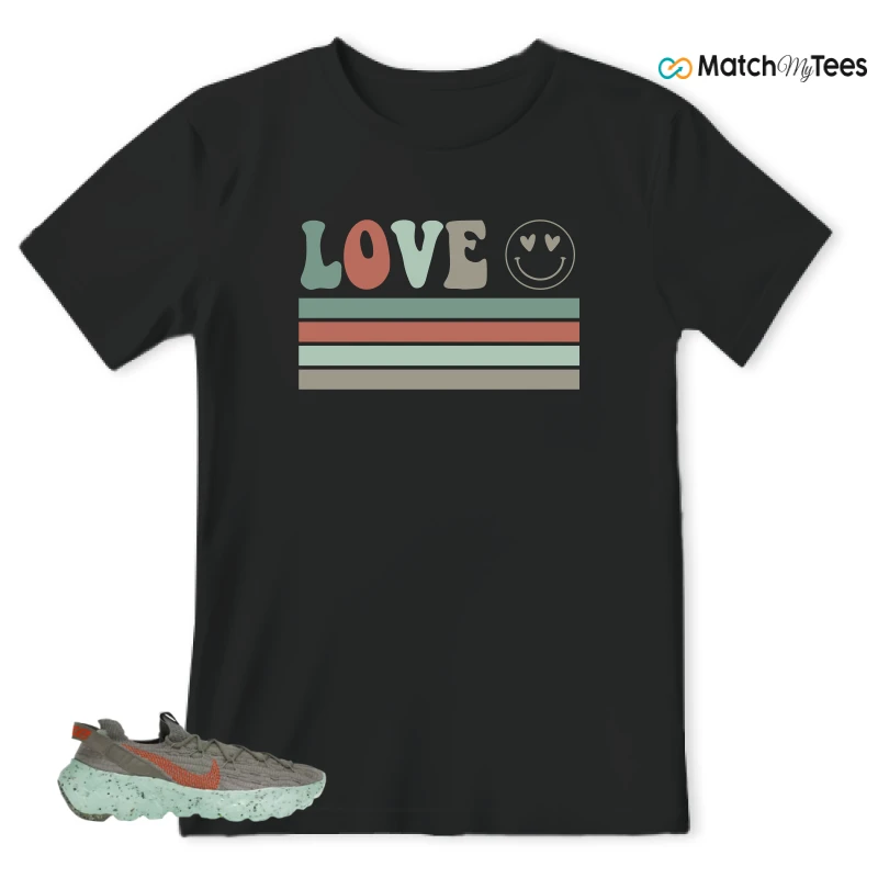 NIKE SPACE HIPPIE 04 GREEN GLOW SNEAKER Matching Tees t-shirt
