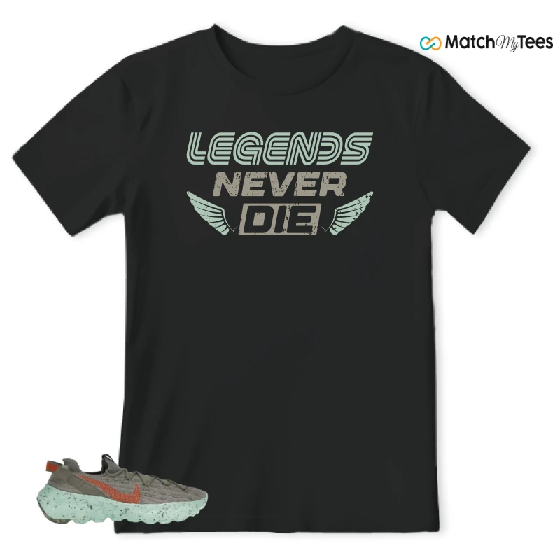 NIKE SPACE HIPPIE 04 GREEN GLOW SNEAKER Matching Tees t-shirt