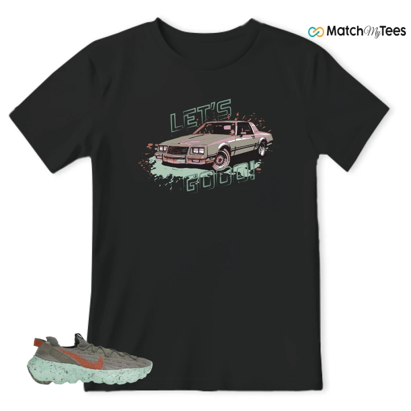 NIKE SPACE HIPPIE 04 GREEN GLOW SNEAKER Matching Tees t-shirt