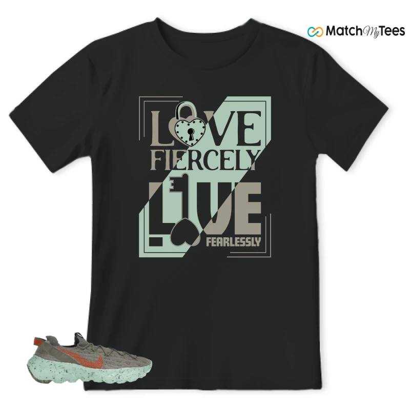 NIKE SPACE HIPPIE 04 GREEN GLOW SNEAKER Matching Tees t-shirt