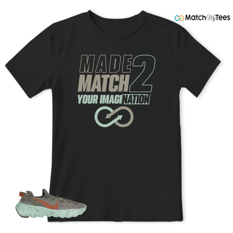 NIKE SPACE HIPPIE 04 GREEN GLOW SNEAKER Matching Tees t-shirt